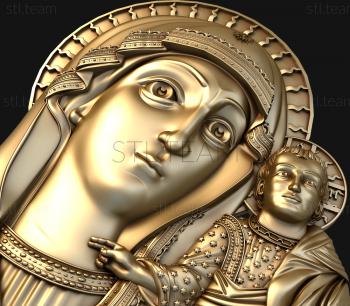 3D model Icon of the Kazan Mother of God (STL)